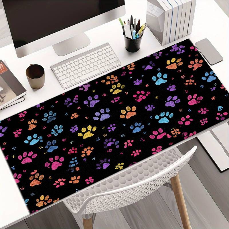 Desk Setup Ergonomics - Whimsical Iron Art Large Mouse Pad