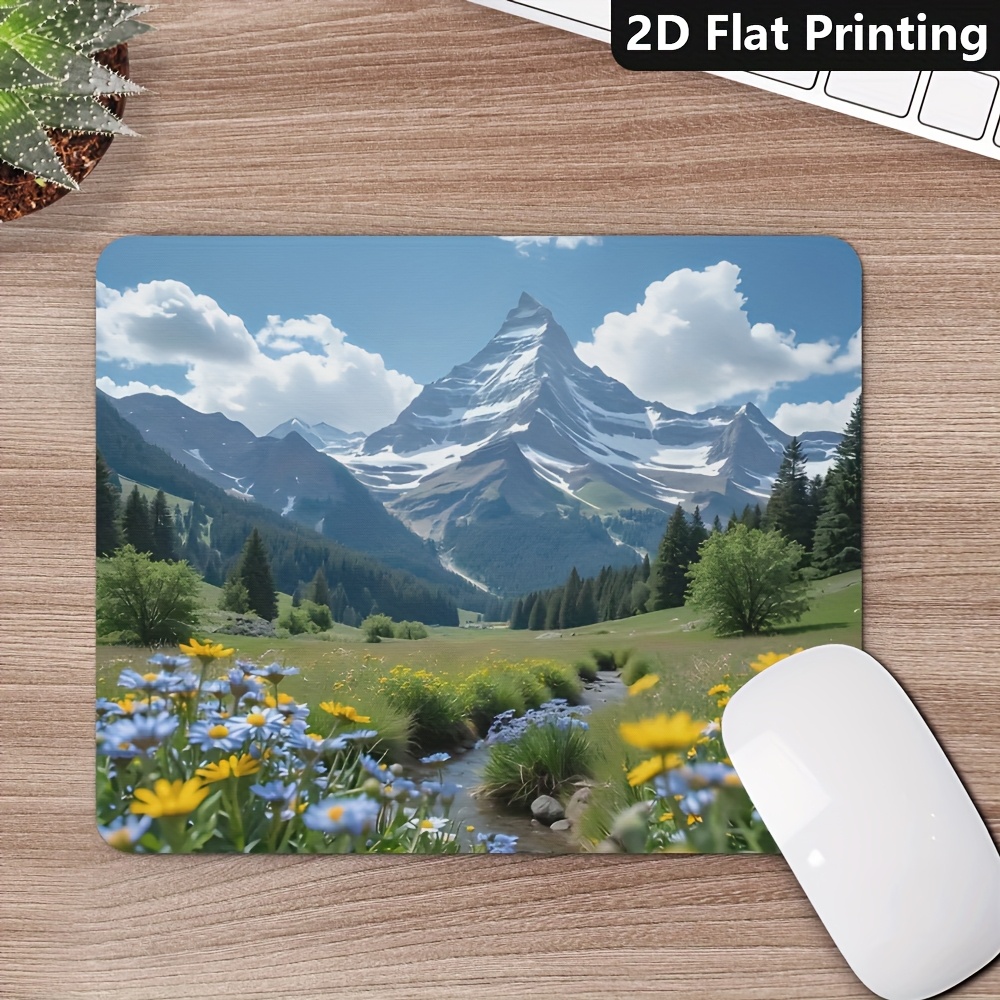 Desk Setup Office - Gaming Office Non-Slip Mouse Pad Scenic