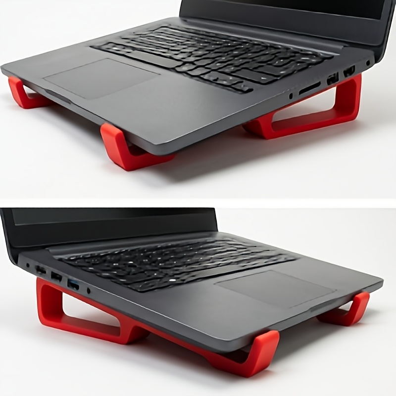 Desk Setup Riser - 3D Printed Portable Laptop Riser, Ventilated