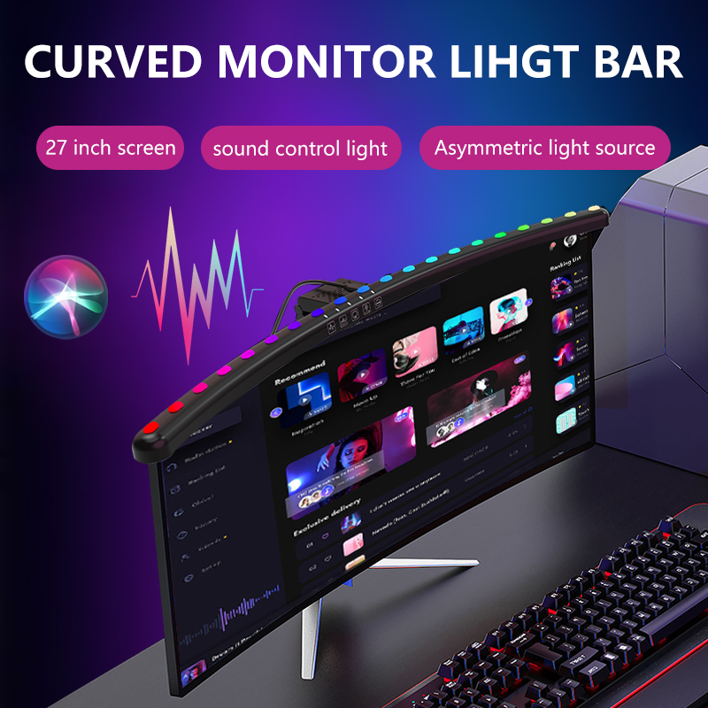 RGB Light Bar Monitor Smart Wi - Desk Setup Office recension och pris