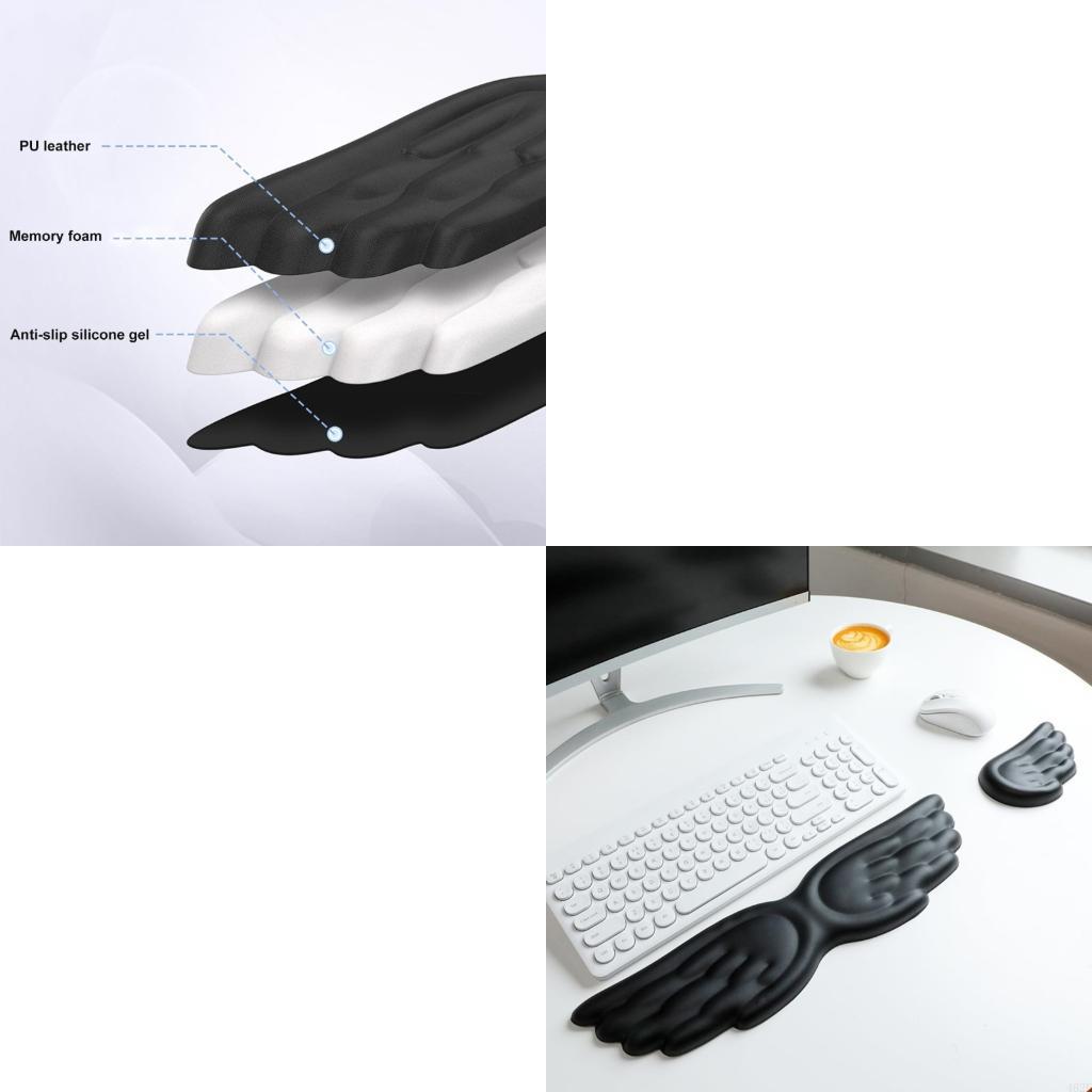 462E Soft Silicone Angel Wing  - Desk Setup Ergonomics recension och pris