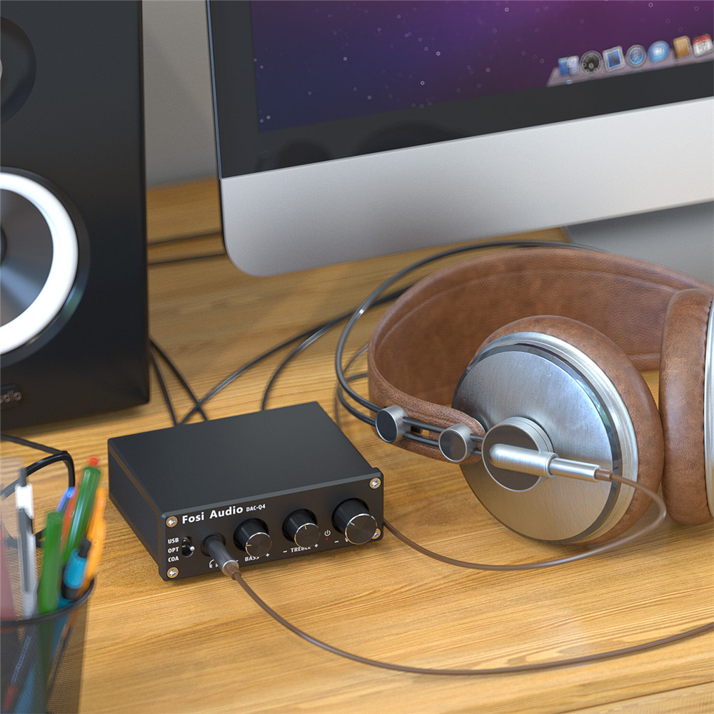 Fosi Audio Q4 Mini Stereo USB  - Desk Setup Speakers recension och pris