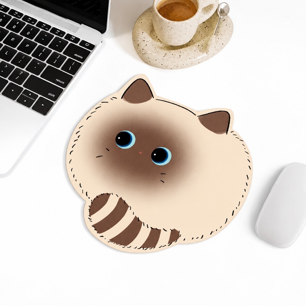 Kawaii Cat Mouse Pad Cute Anim - Desk Setup Tech recension och pris