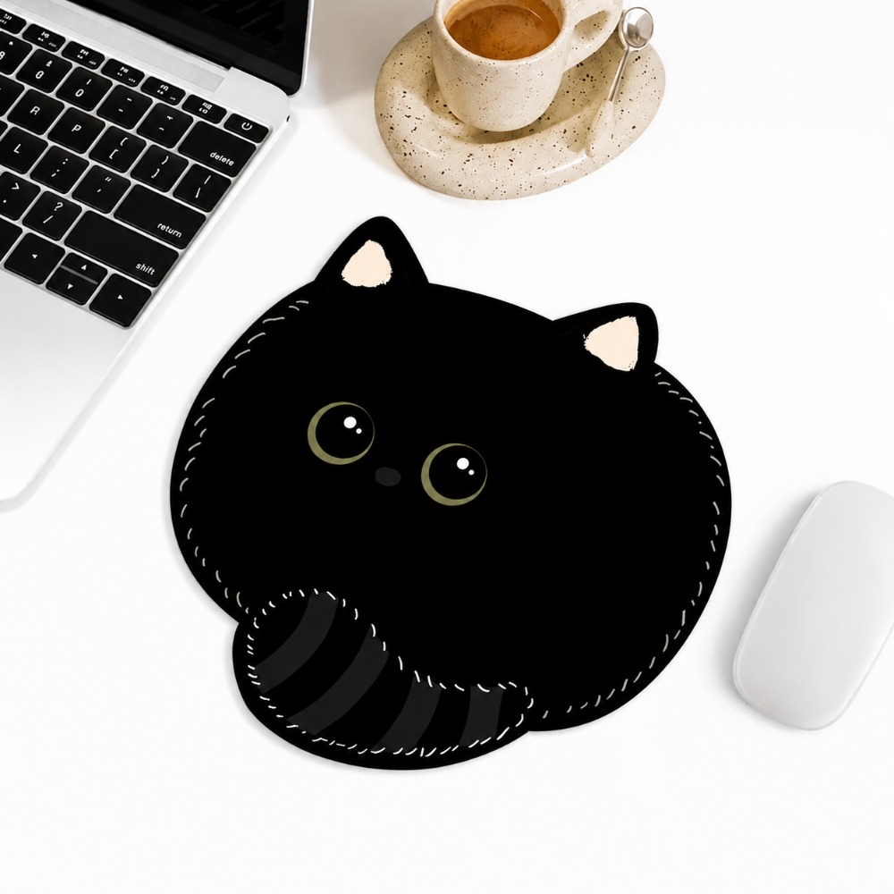 Kawaii Cat Mouse Pad Cute Anim - Desk Setup Tech recension och pris