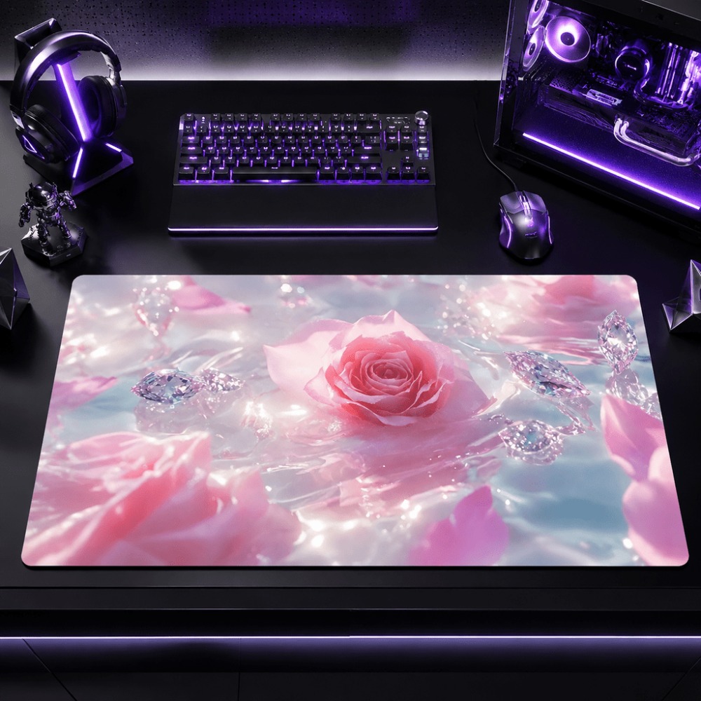 Original pink rose watermark.  - Desk Setup Simple recension och pris