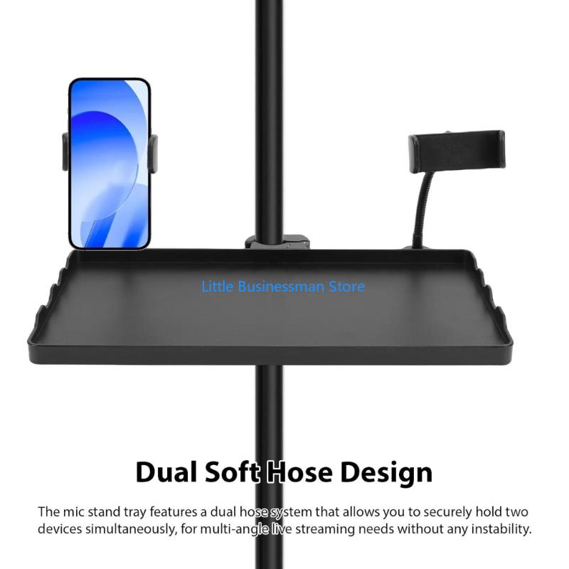 ABS Desk Organizers Tray for 3 - Desk Setup With Mic recension och pris