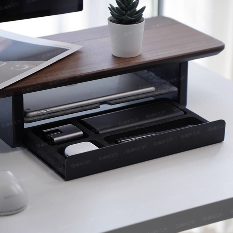 Monitor Stand Riser Storage Dr - Desk Setup Office recension och pris