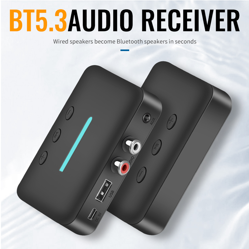 USB Bluetooth 5.3 Audio Receiv - Desk Setup Speakers recension och pris