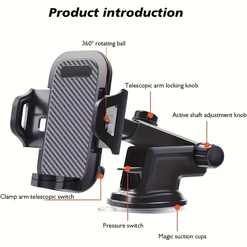 New universal Suction Cup Car  - Dual Phone Holder recension och pris