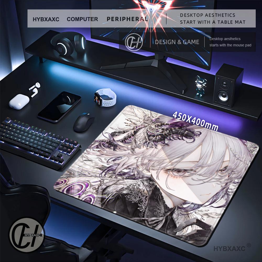 HYBXAXC Silver Hair Elegant Gi - Work Desk Home Setup recension och pris