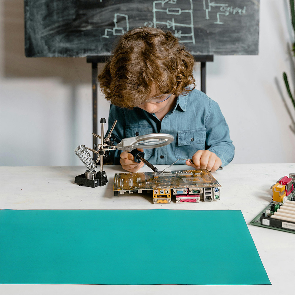 Rubber Soldering Mat Roll Anti - Rubber Mat Desk recension och pris