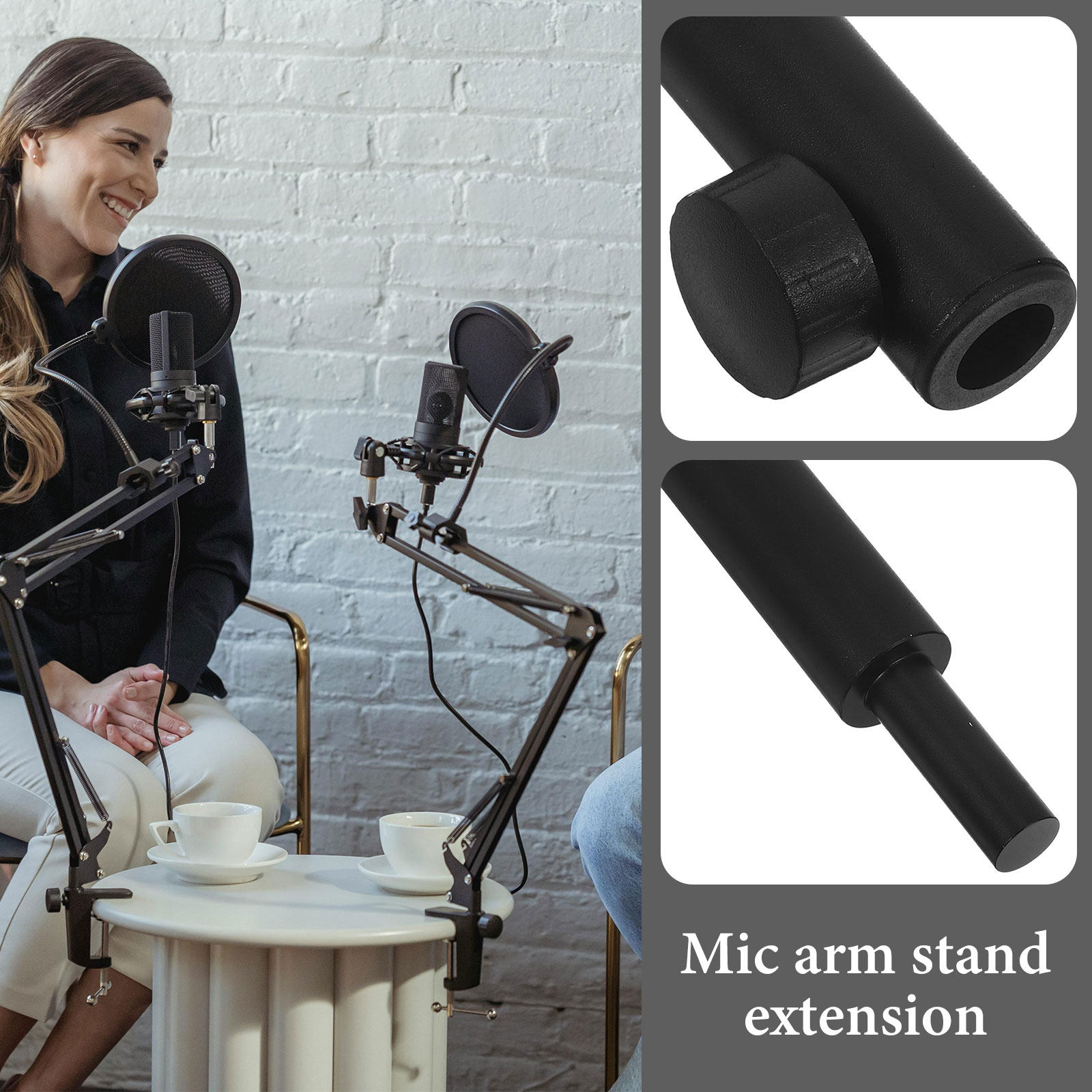 Adjustable Microphone Extensio - Desk Setup With Mic recension och pris