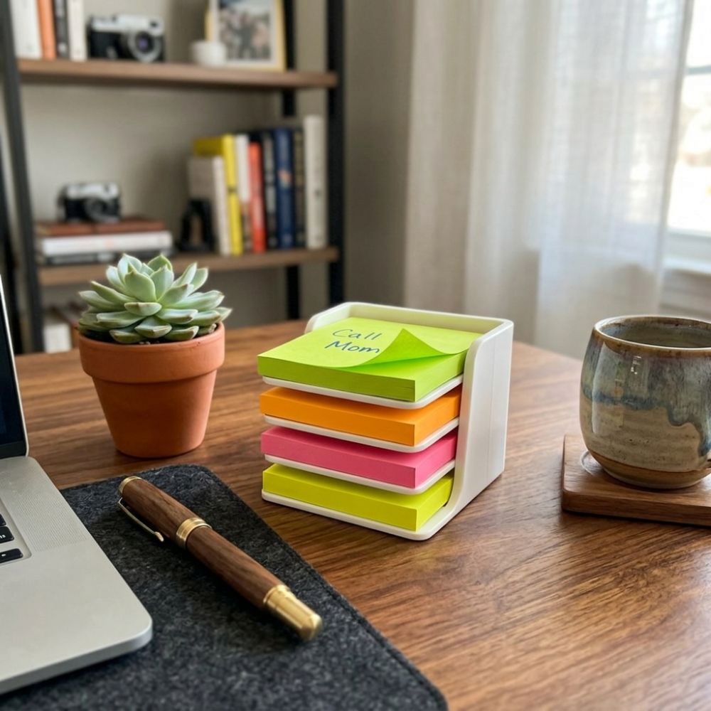 Stackable Sticky Note Holder L - Sticky Memo Holder recension och pris