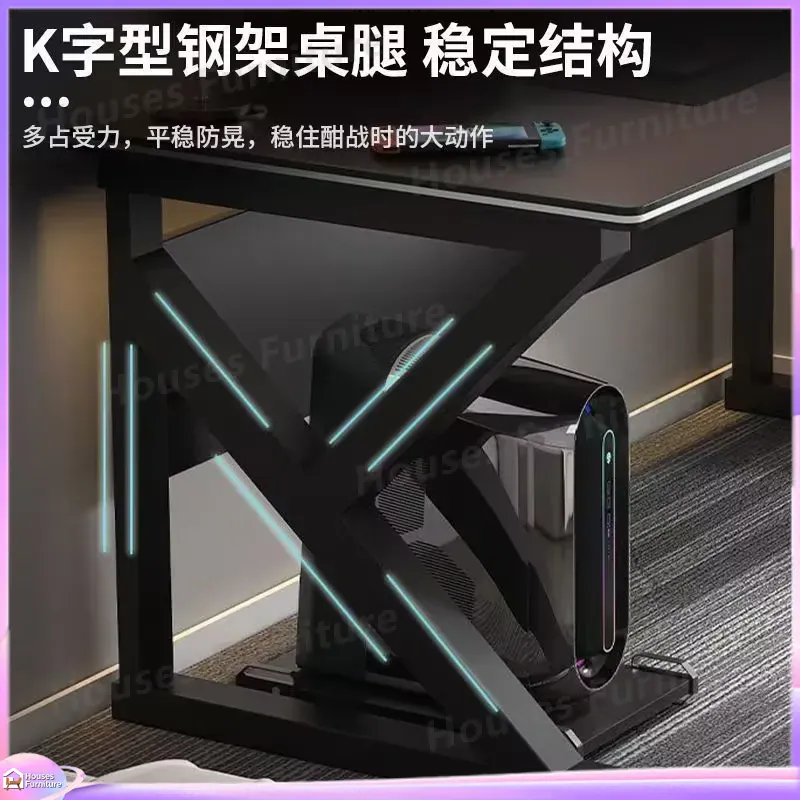 Cafe Metal Gaming Desk Black M - Desk Setup Ergonomics recension och pris