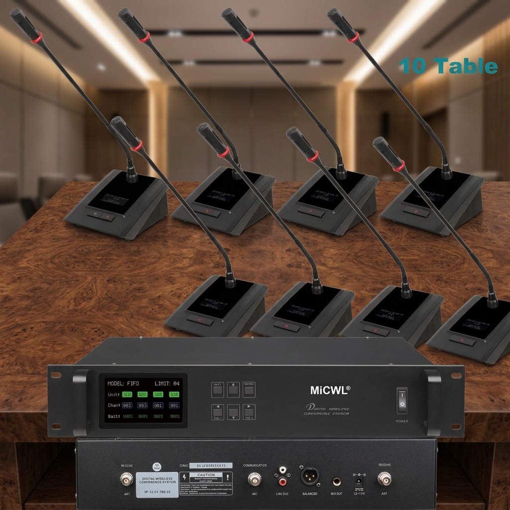 MiCWL Digital Wireless Goosene - Desk Setup With Mic recension och pris