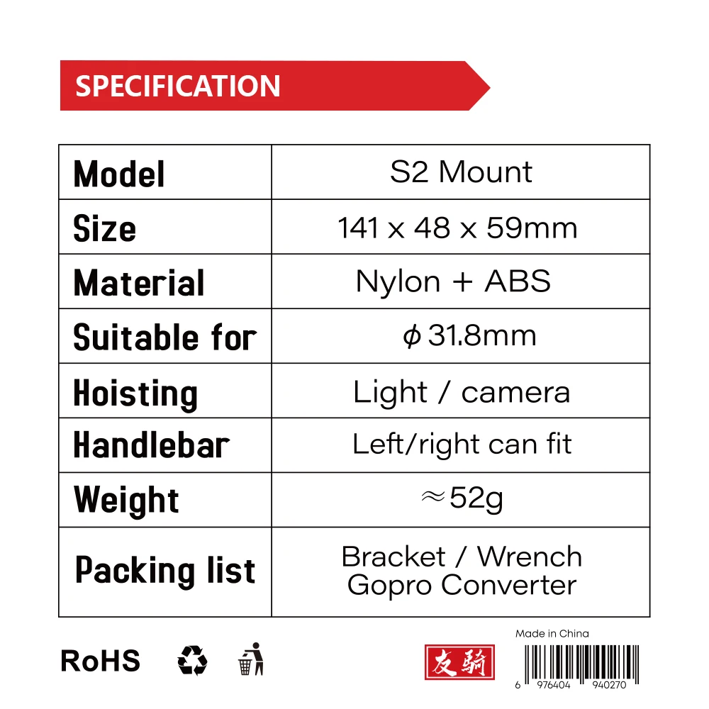 IGPSPORT Light Bracket Mountai - Desk Setup Lighting recension och pris