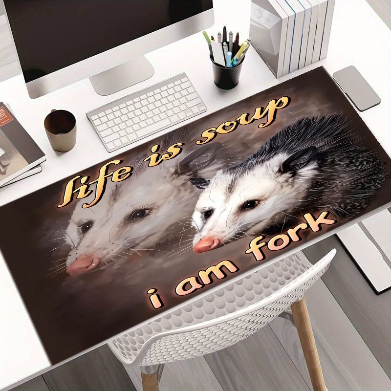 Whimsical Large Mouse Pad Flyi - Desk Setup Ergonomics recension och pris