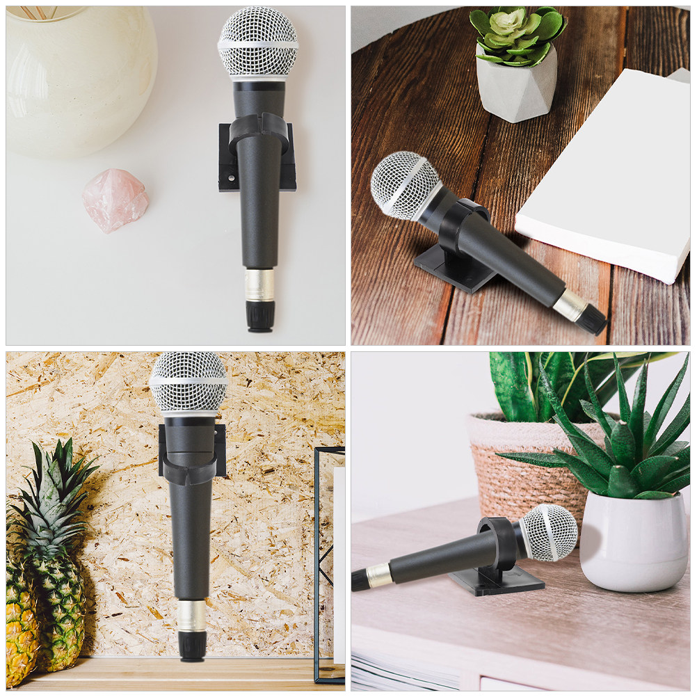 8Pcs Microphone Clamp Lightwei - Desk Setup With Mic recension och pris