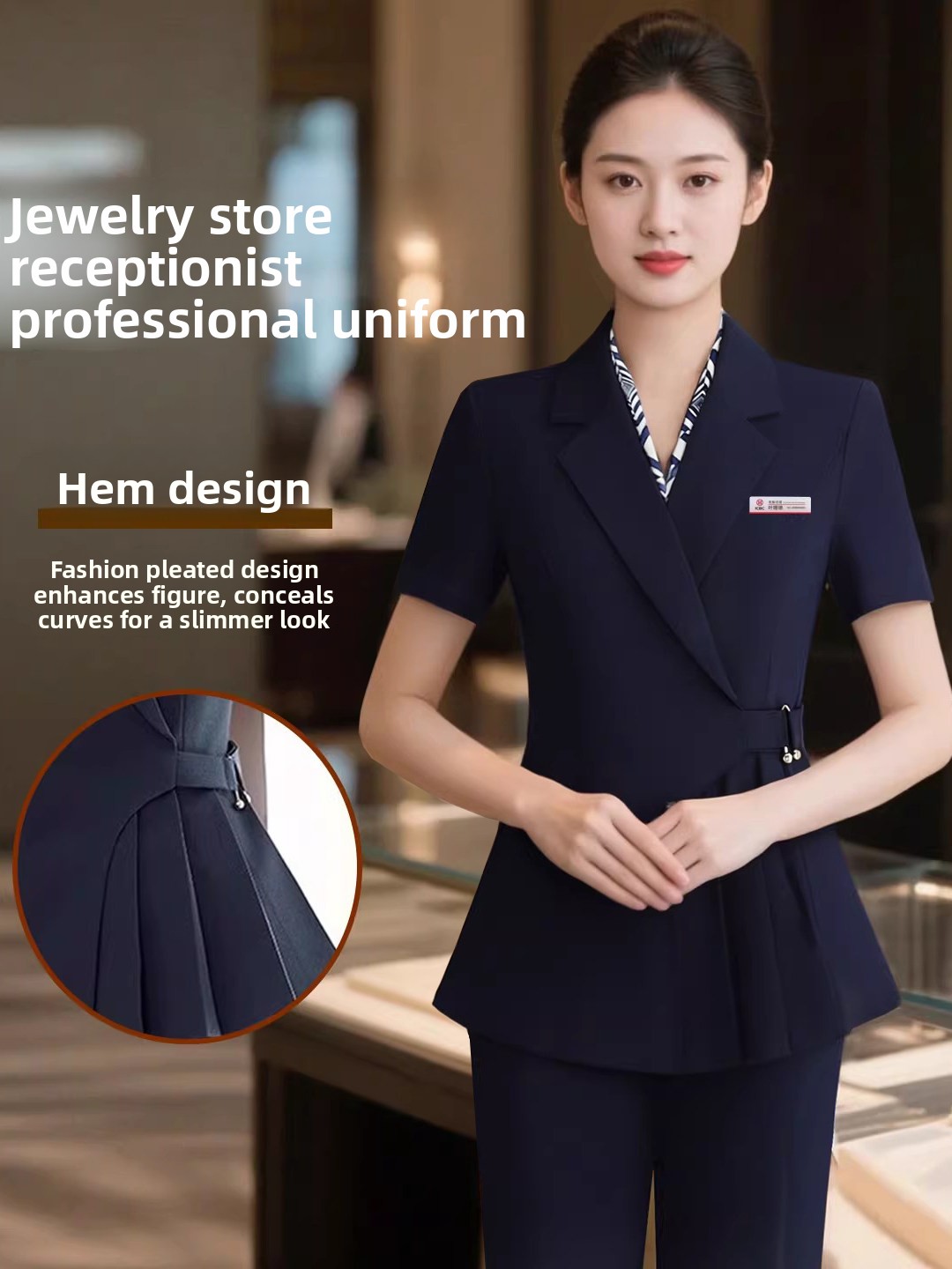Gray Short Sleeve Suit Set Wom - Jewelry Desk Setup recension och pris