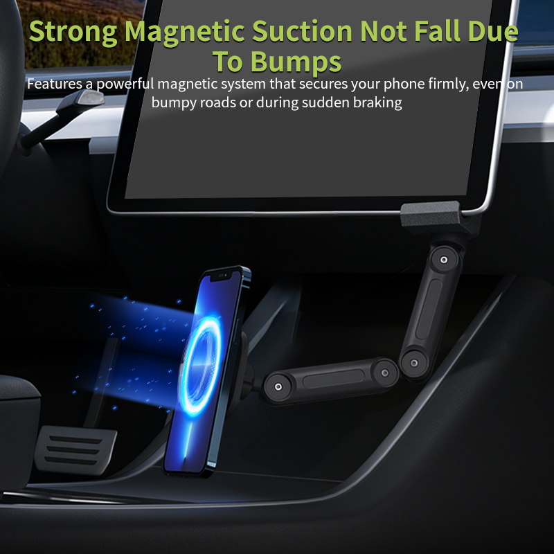Foldable wireless magnetic pho - Dual Phone Holder recension och pris