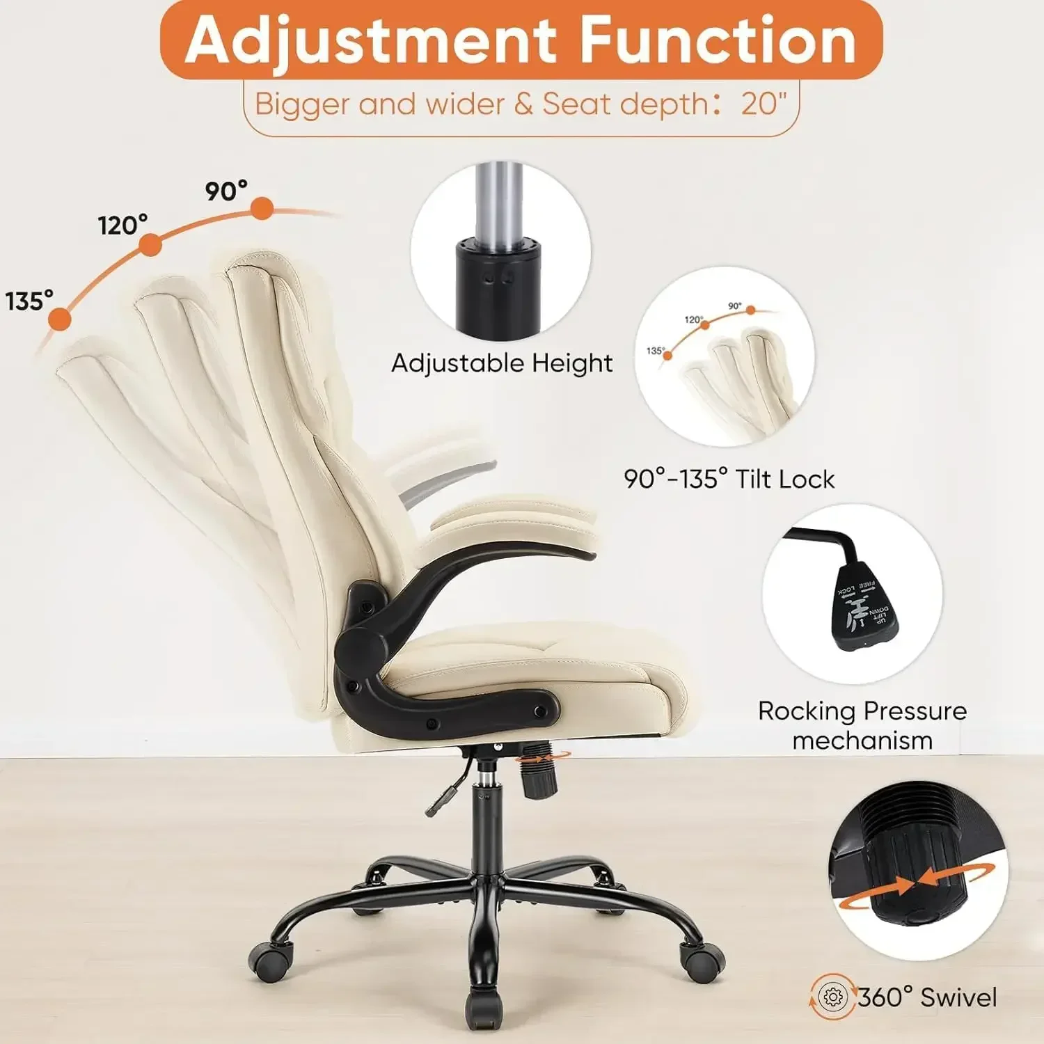 Ergonomic Computer Gaming Offi - Desk Setup Ergonomics recension och pris