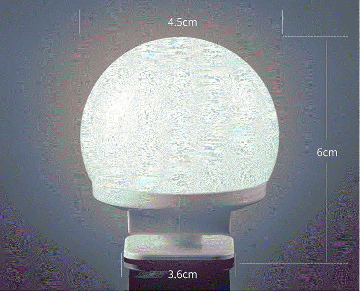 LED Light Paste Mirror Makeup  - Desk Setup Lighting recension och pris