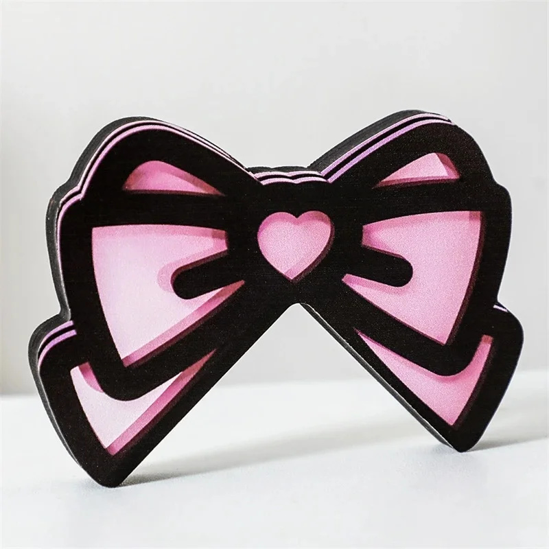 Kawaii Pink Acrylic Bow Monito - Desk Setup Office recension och pris
