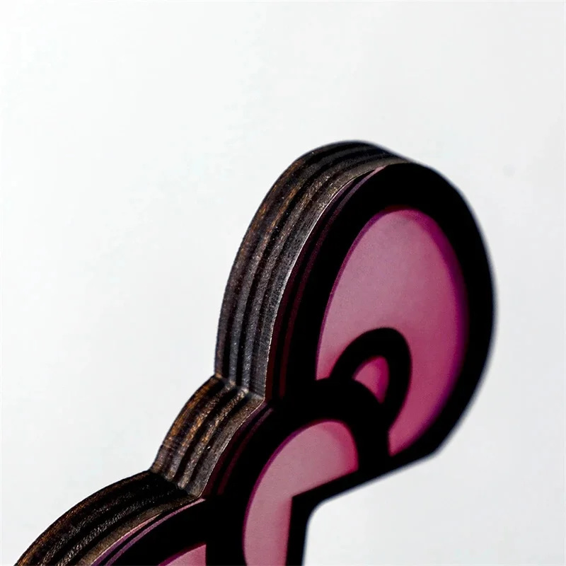 Kawaii Pink Acrylic Bow Monito - Desk Setup Office recension och pris