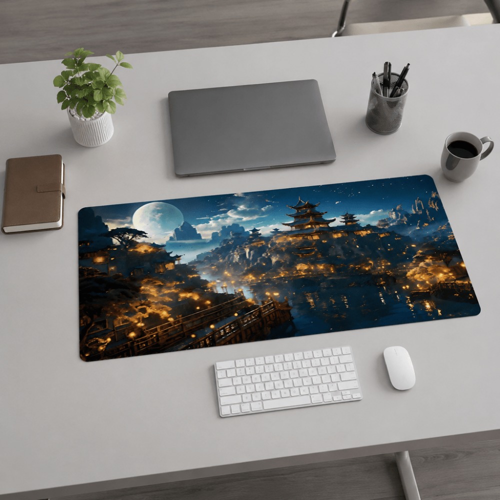 Original fantasy night city mo - Work Desk Home Setup recension och pris