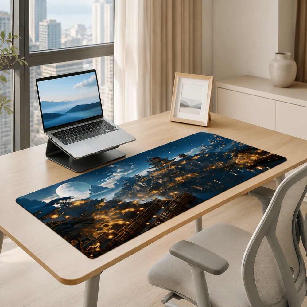 Original fantasy night city mo - Work Desk Home Setup recension och pris