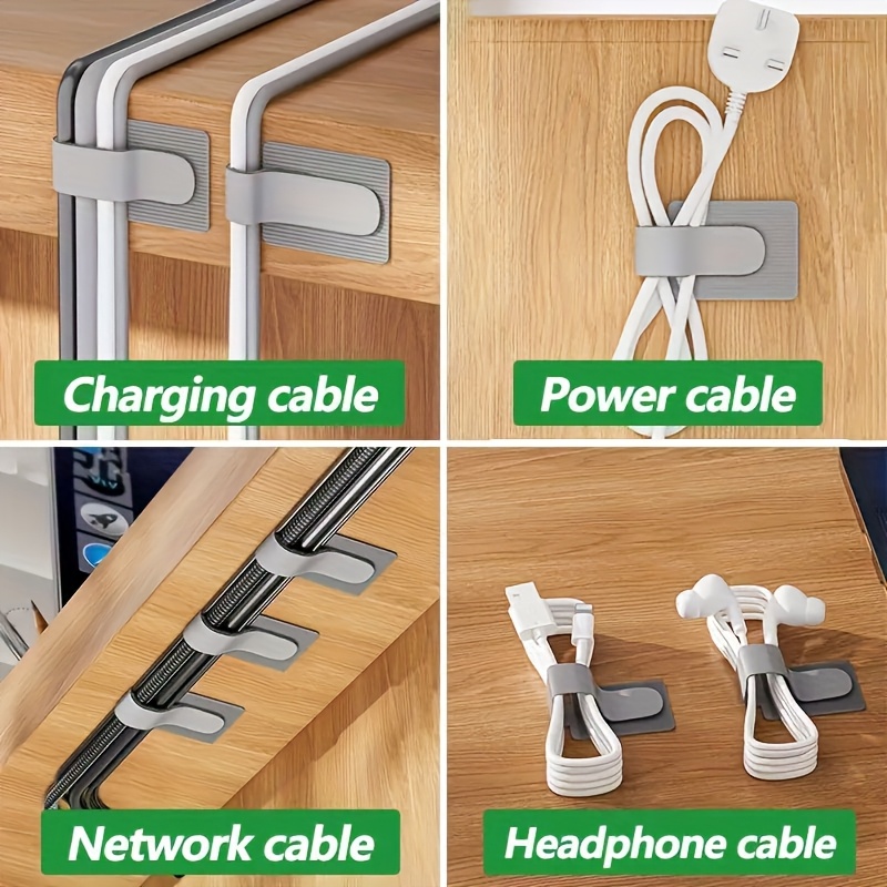 Cable Ties Reusable Straps Vel - Desk Setup Tablet recension och pris
