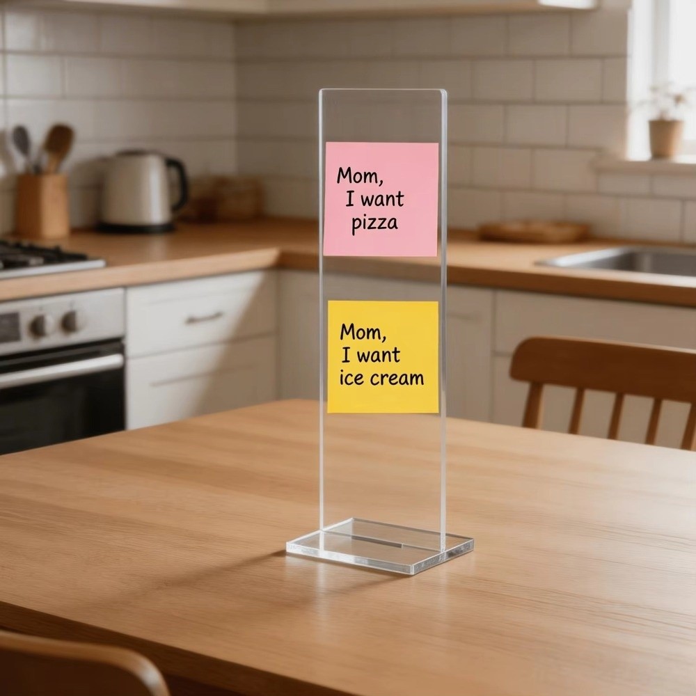 Acrylic Memo Message Board Det - Sticky Memo Holder recension och pris