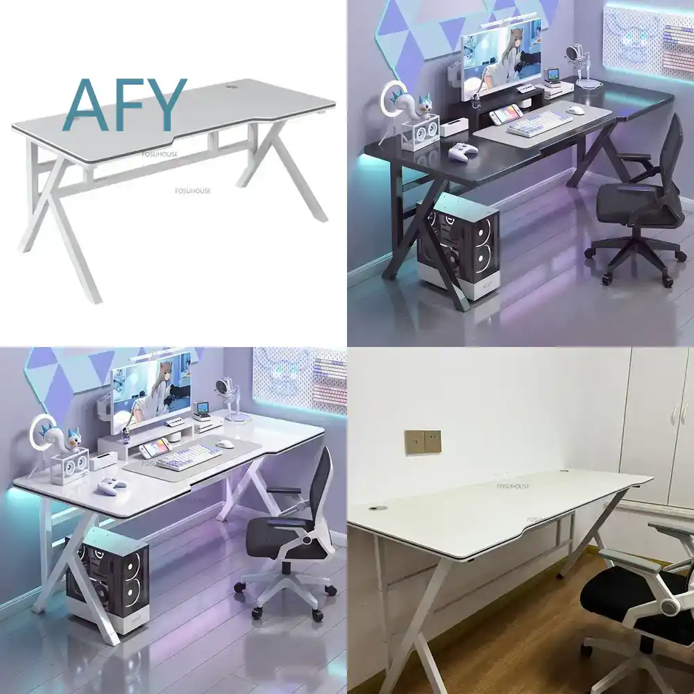 Nordic Computer Desk for Home  - Desk Setup Simple recension och pris