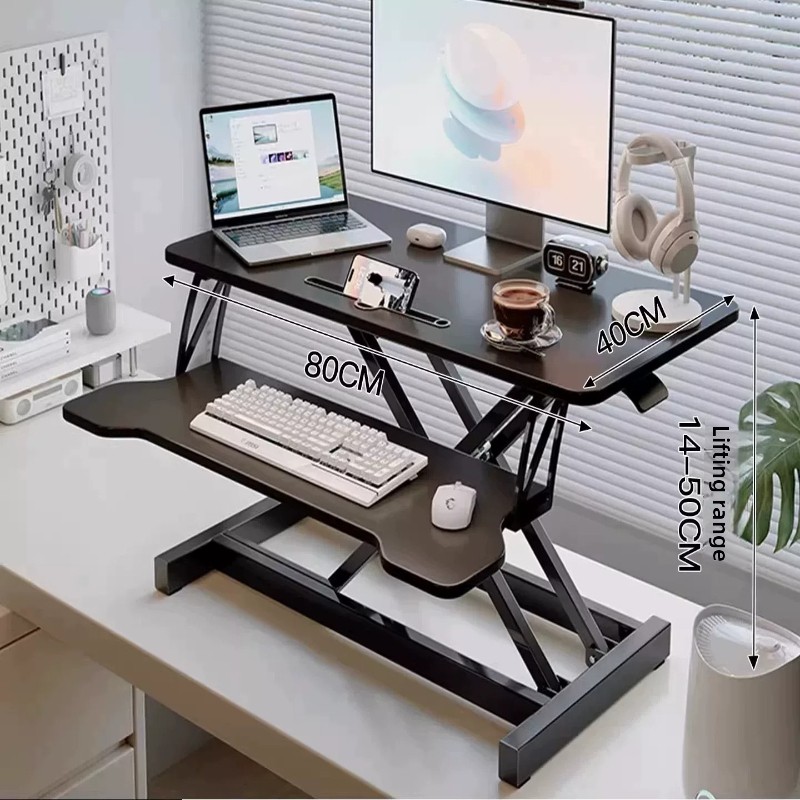 Standing Desk Riser Height Adj - Desk Setup Riser recension och pris