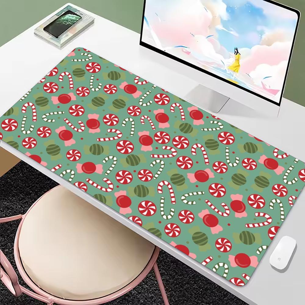 Christmas Candy Cane Snowflake - Desk Setup With Laptop recension och pris