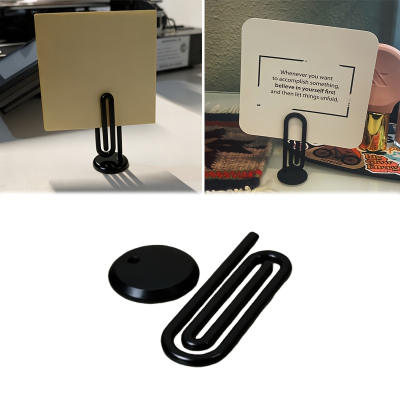 1pc 3D Desktop Paperclip Memo  - Sticky Memo Holder recension och pris
