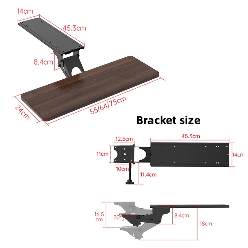 Ergonomic Under Desk Keyboard  - Desk Setup Ergonomics recension och pris