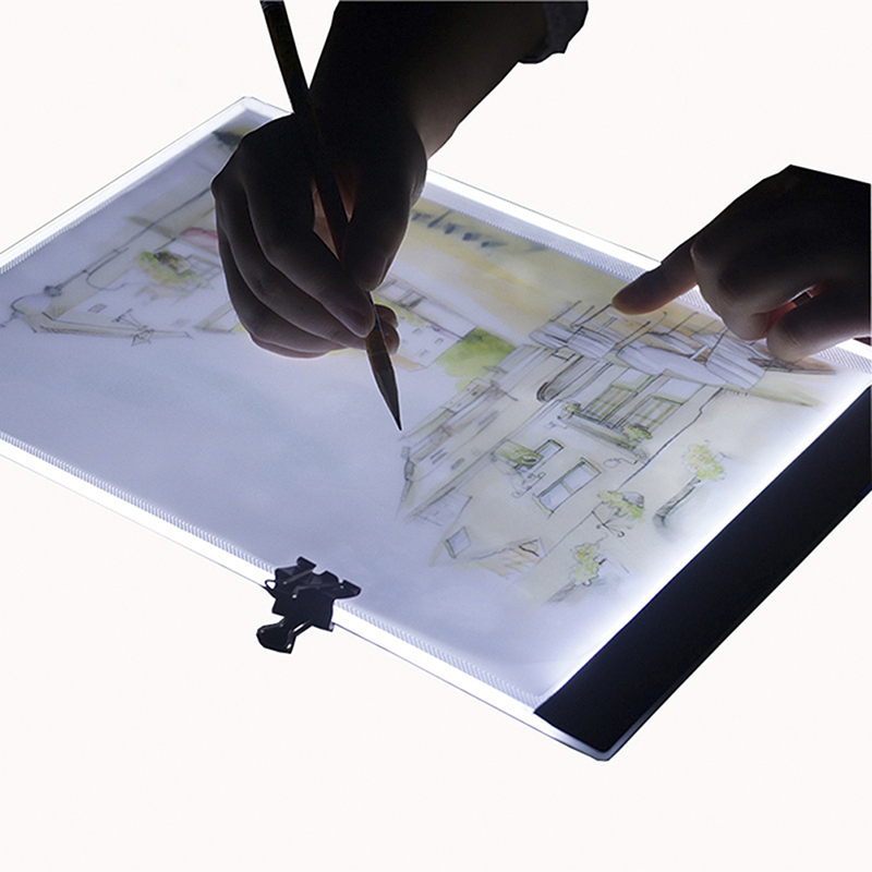A5 LED Drawing Tablet Thin Art - Desk Setup Lighting recension och pris