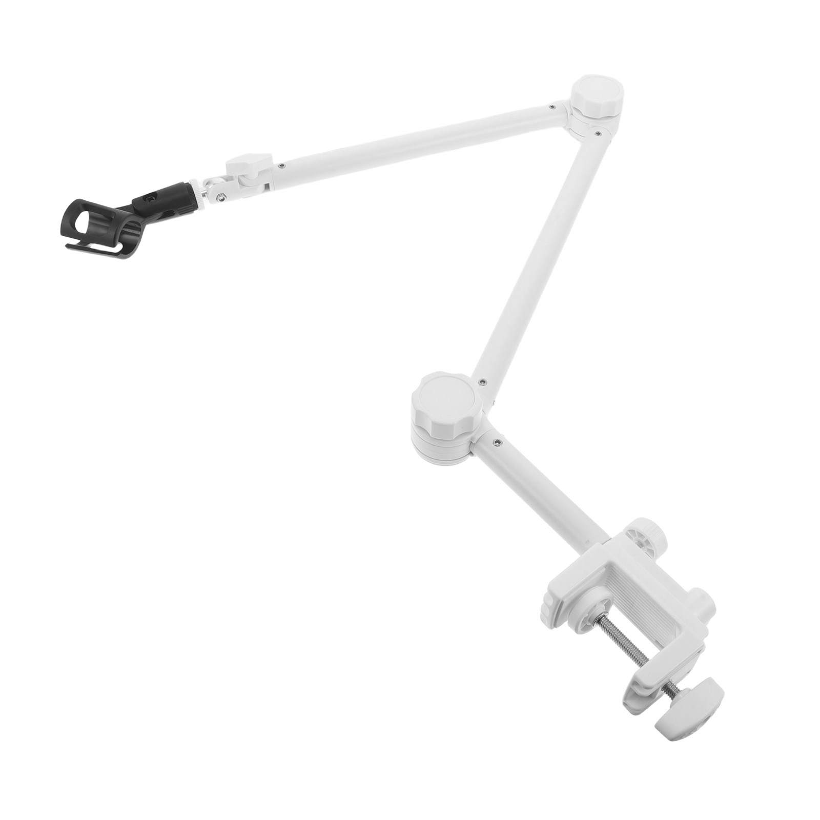 1Set Microphone Boom Arm White - Desk Setup With Mic recension och pris