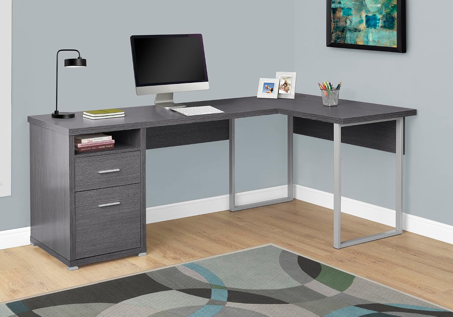 I 7257 Computer Desk, Home Off - Work Desk Home Setup recension och pris