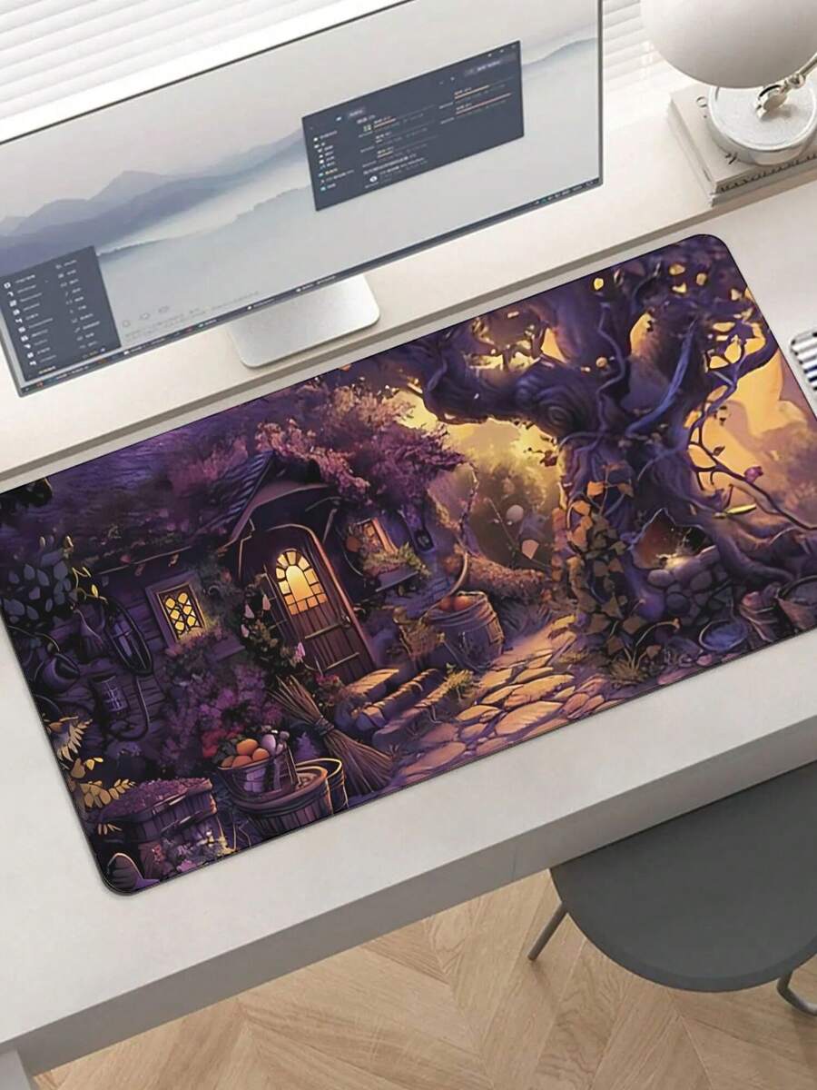 Large Gaming Mouse Pad With Fa - Work Desk Home Setup recension och pris
