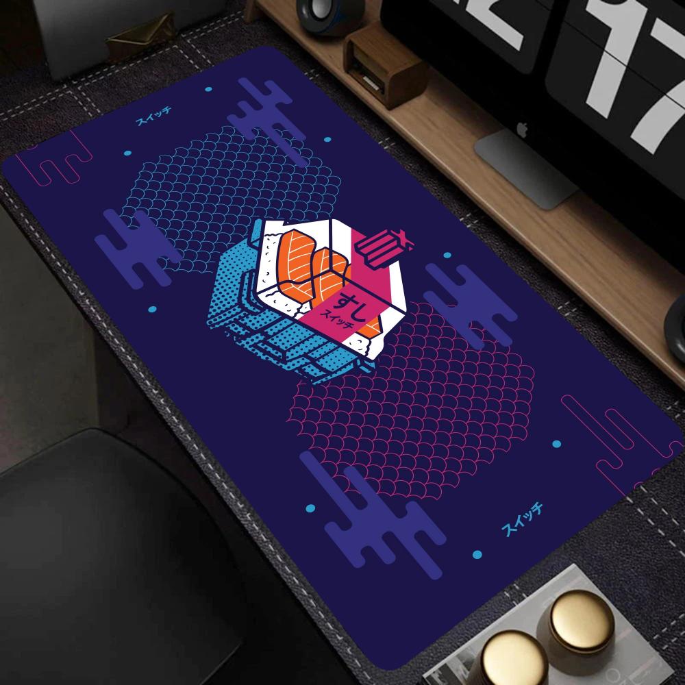 Tech Abstract Pattern Large Mo - Work Desk Home Setup recension och pris