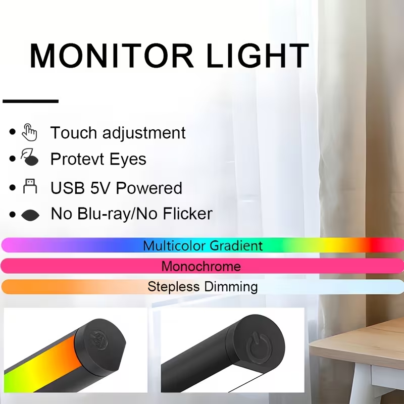 Led Monitor Light Bar Computer - Desk Setup Lighting recension och pris