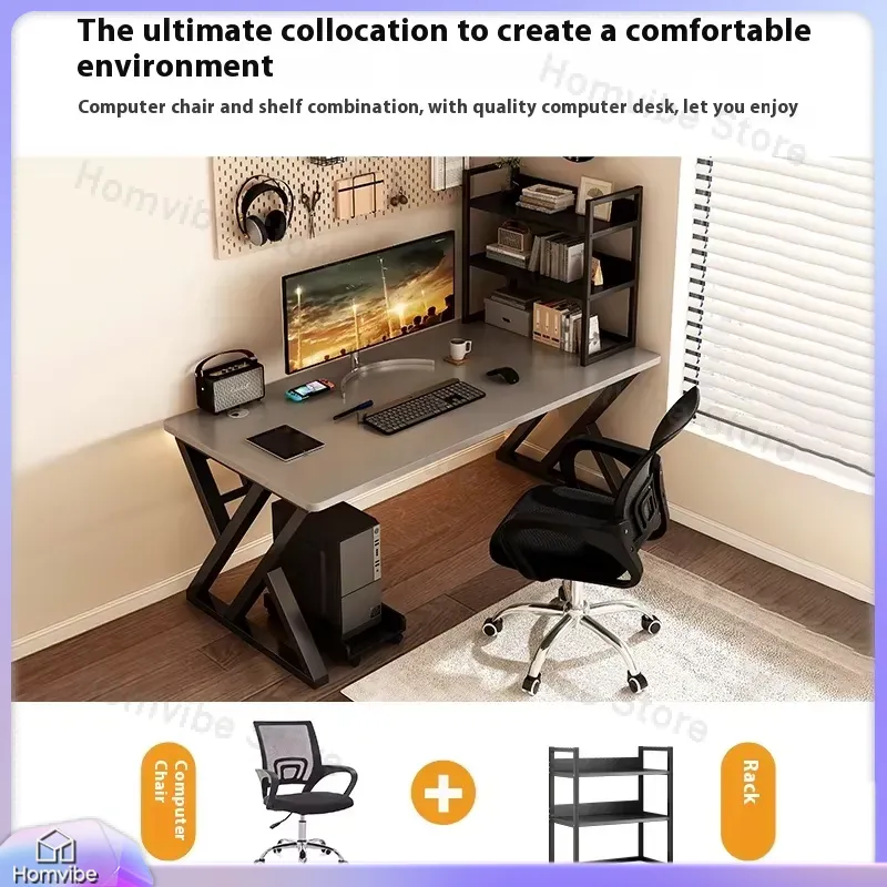 Modern Wooden Computer Desk fo - Desk Setup Ergonomics recension och pris