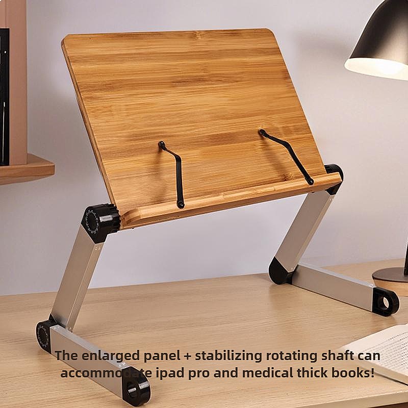 Bamboo Adjustable Bed Desk Lap - Desk Setup With Ipad recension och pris
