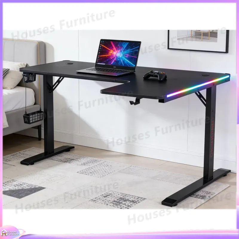 Large 160cm Gaming Desk with L - Desk Setup Office recension och pris