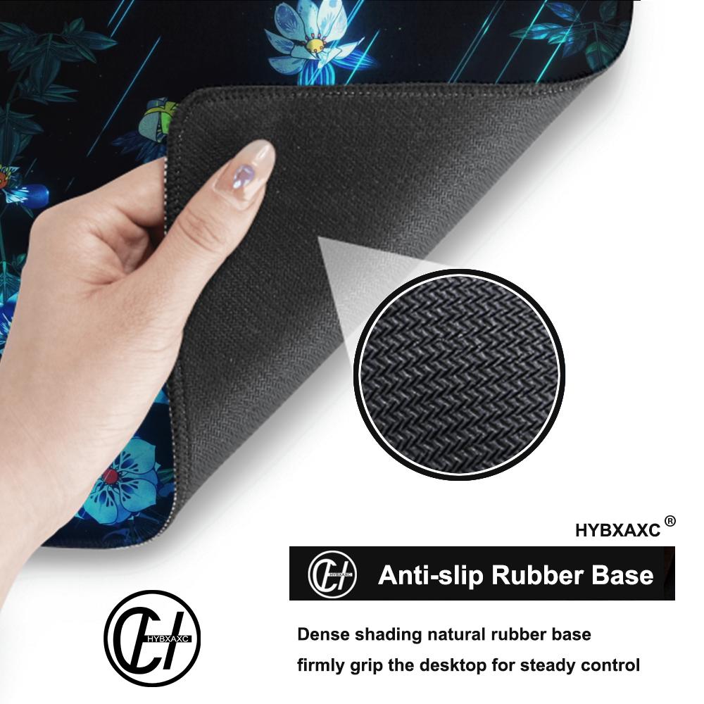 HYBXAXC Dark Floral Manga Back - Work Desk Home Setup recension och pris