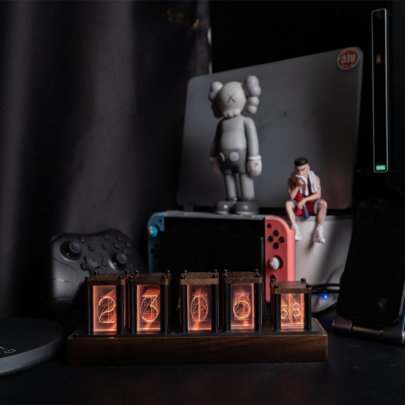 RGB Simulated Nixie Tube Clock - Desk Setup Simulator recension och pris