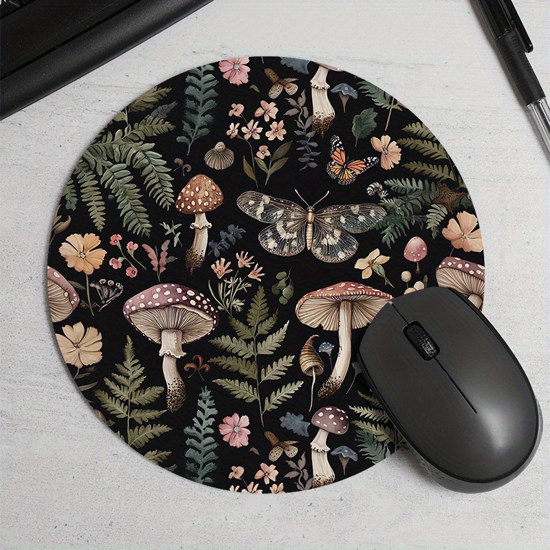 Round Forest Plant Mouse Pad R - Desk Setup Office recension och pris