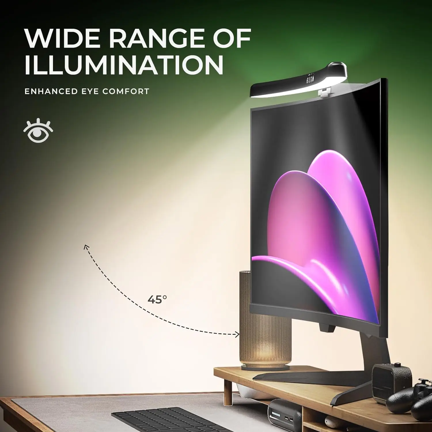 Computer Monitor Light Bar RGB - Desk Setup Lighting recension och pris